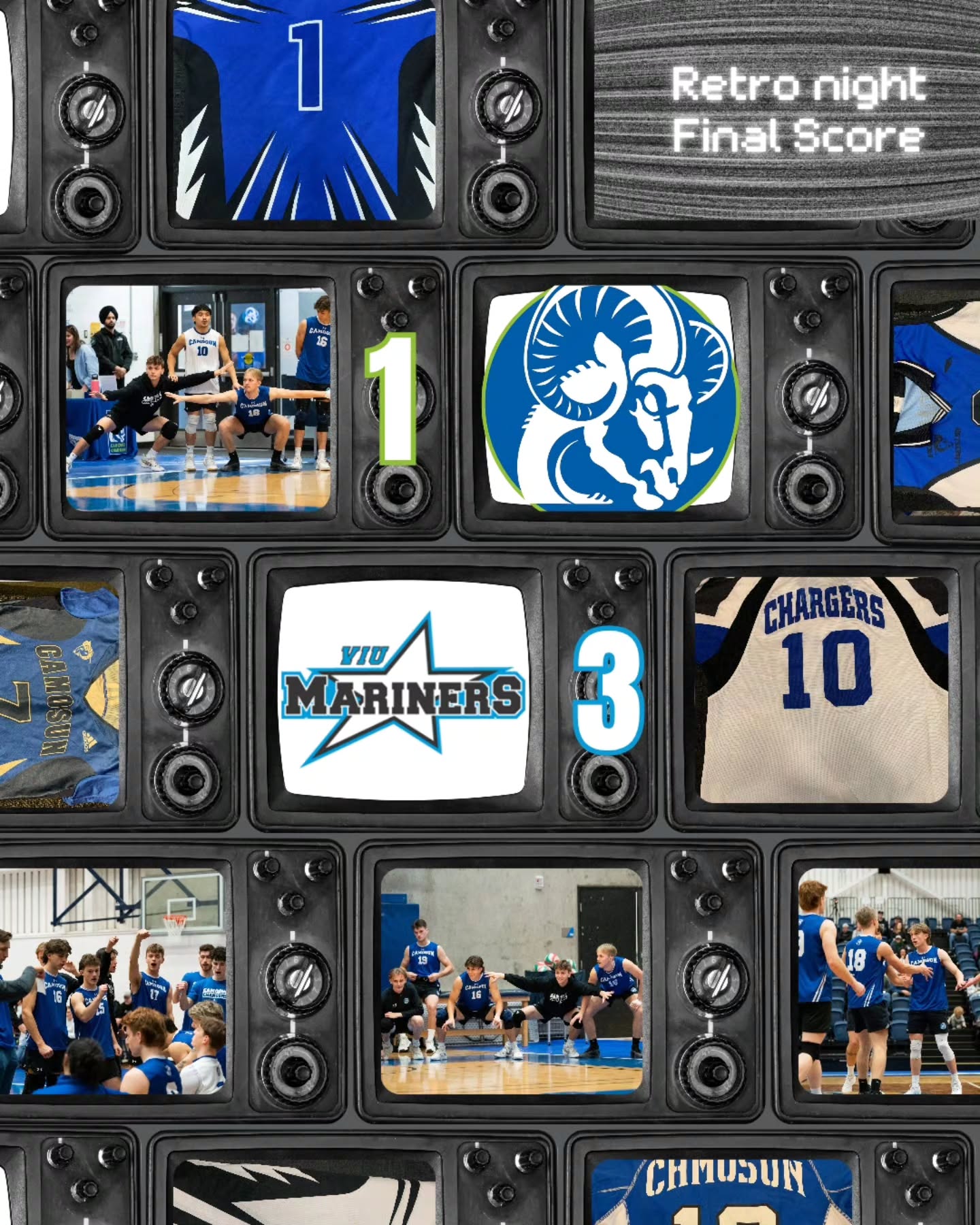 Retro Night Final Score — Camosun Chargers